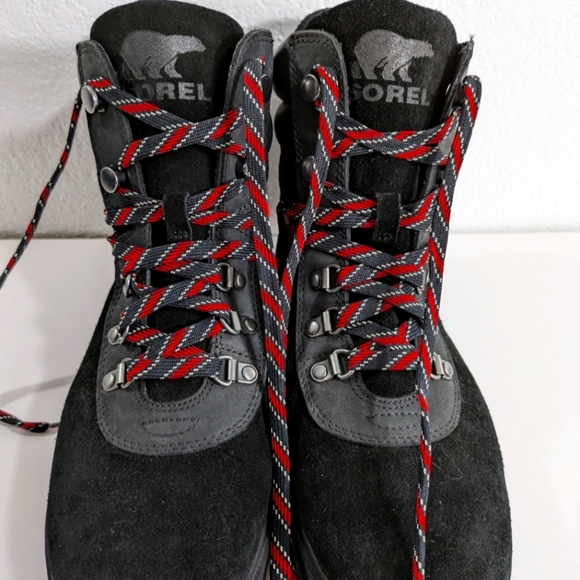 Sorel Black and Red Hiking Boots main image 4